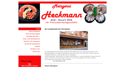 Desktop Screenshot of heckmann-fleischerfachgeschaeft.de